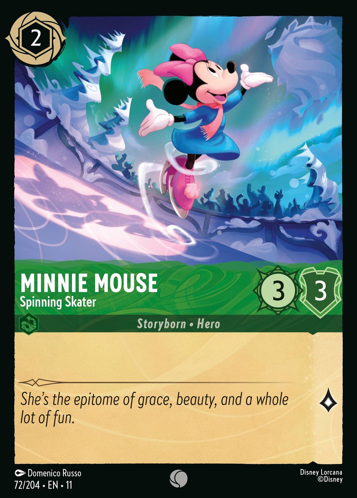 Minnie Mouse - Spinning Skater — Winterspell #72/204