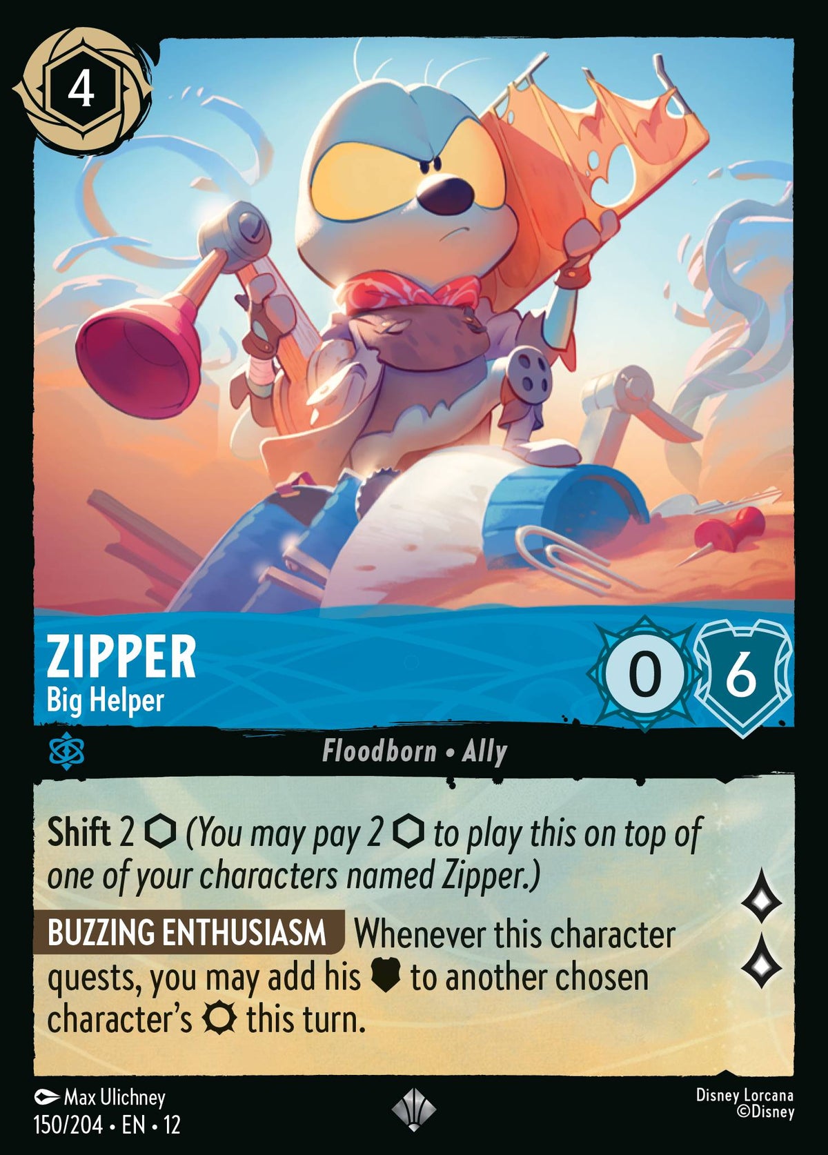 Zipper - Big Helper — Wilds Unknown #150/204